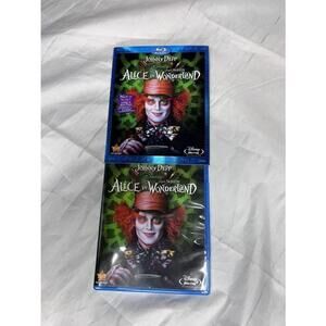 Alice In Wonderland Blu-ray DVD With Slipcase Disney Movie Depp